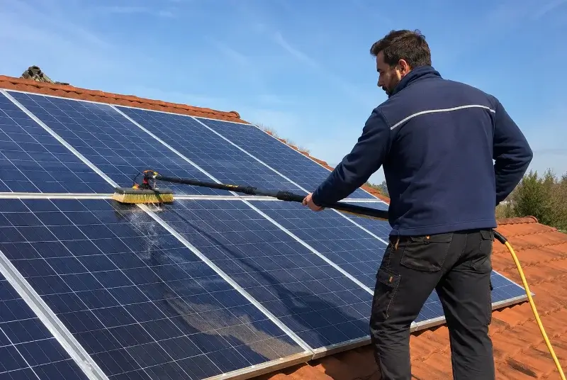 Nettoyage et entretien de panneaux solaires à Paraza